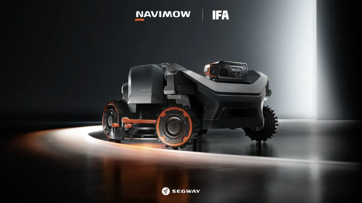 Navimow H5 Pro: robot tagliaerba con braccio per bordi a filo - 
