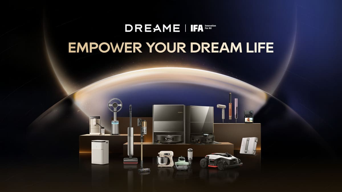 Dreame a IFA 2026: robot a vapore, tagliaerba e action cam - 
