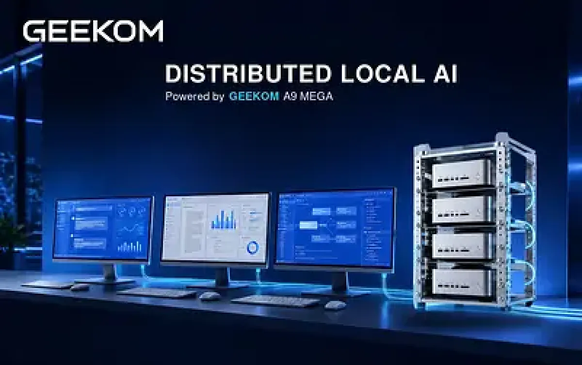 GEEKOM a IFA 2026: Cluster AI locale, Mini PC e GeekBook X16   - 
