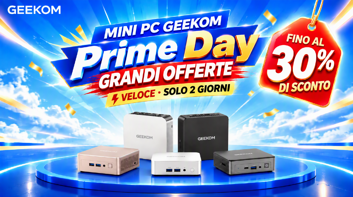 Mini PC GEEKOM al Prime Day: quale conviene davvero? Fino al -30%