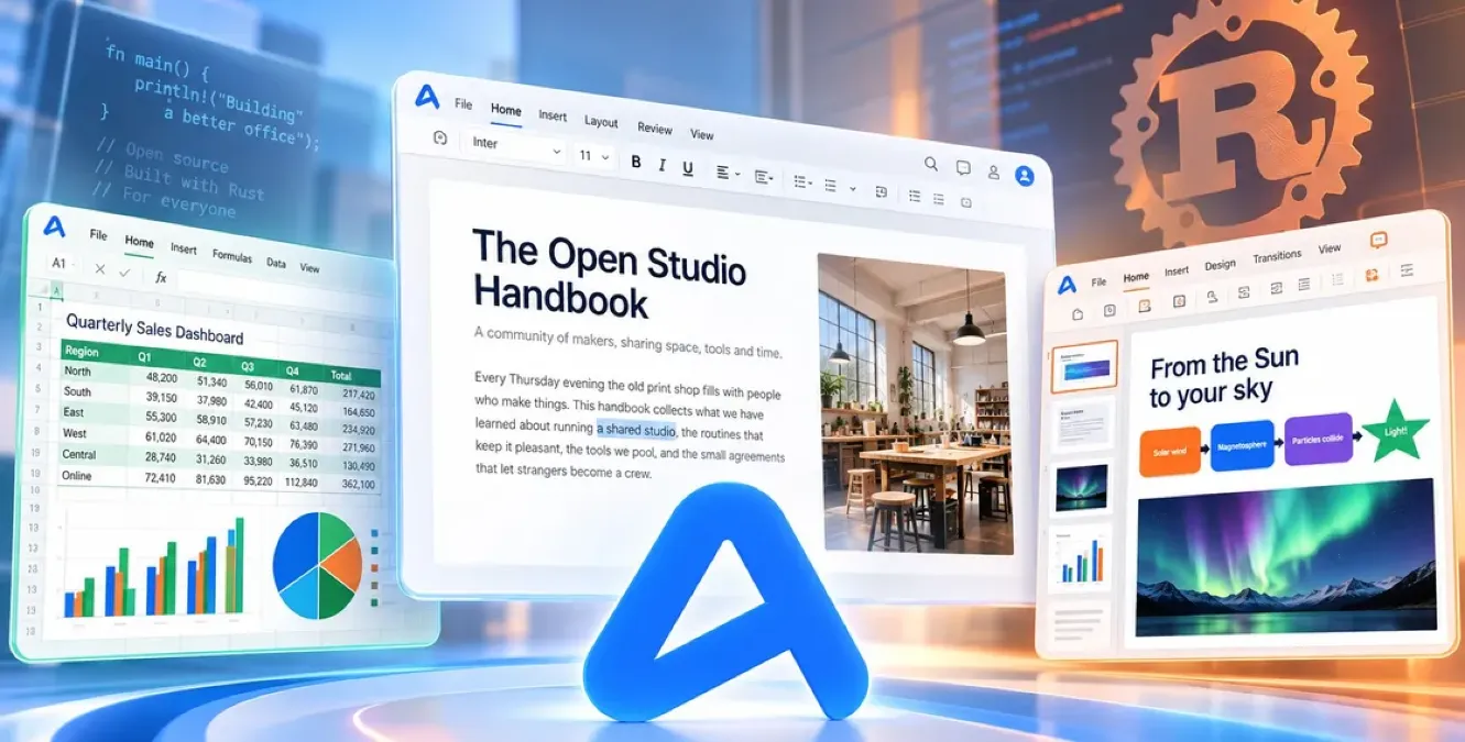 Office open source in Rust: arrivano le alternative gratis - 